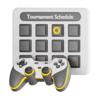 Esports Tournament Schedule 3d illustration png