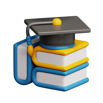 Graduation Book 3d illustration png