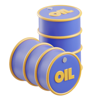 Oil Drum 3d illustration png