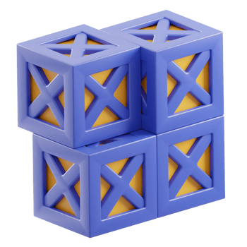 Box 3d illustration png
