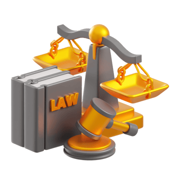 Law 3d illustration png
