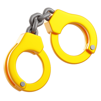 handcuffs 3d illustration png