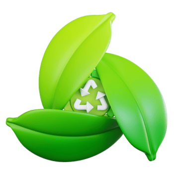 Leaf Recycle 3d illustration png