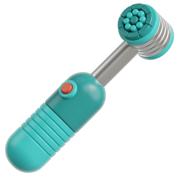 Electric Brush 3d illustration png