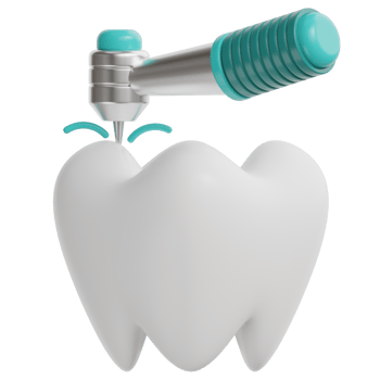 Tooth Drilling 3d illustration png