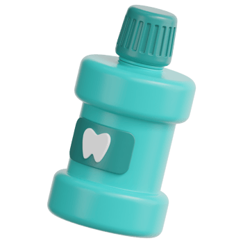 Mouthwash 3d illustration png