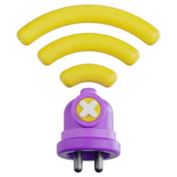 Connection Lost 3d illustration png