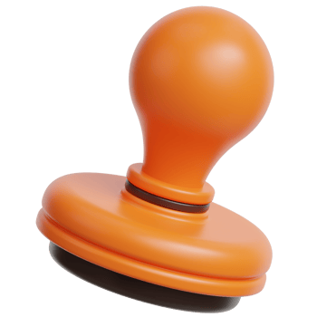 Stamp 3d illustration png