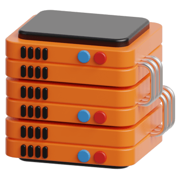 Database Server 3d illustration png