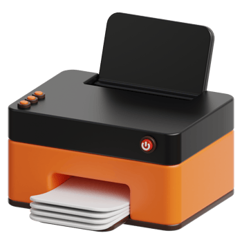 Printer 3d illustration png