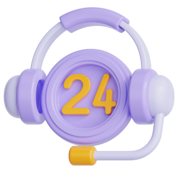 Hour Service 3d illustration png