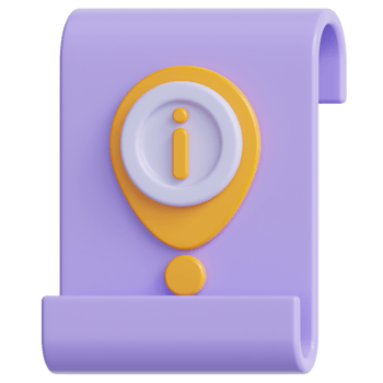 Information Center 3d illustration png