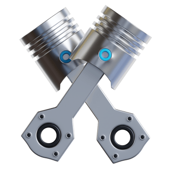 Piston 3d illustration png