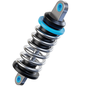 Suspension 3d illustration png