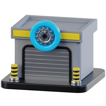 Garage 3d illustration png