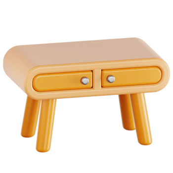 Table 3d illustration png