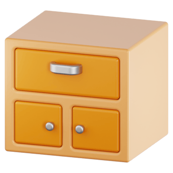 Wardrobe 3d illustration png