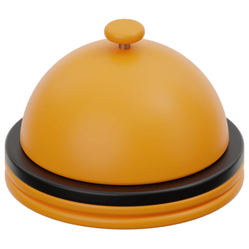 Food Service 3d illustration png