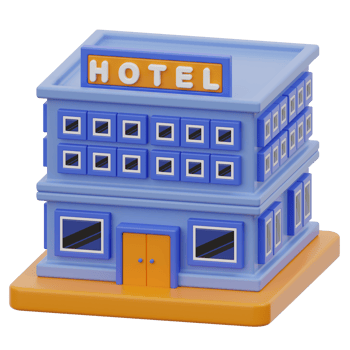 Hotel 3d illustration png