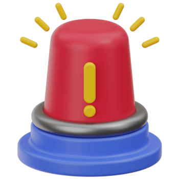 Danger 3d illustration png