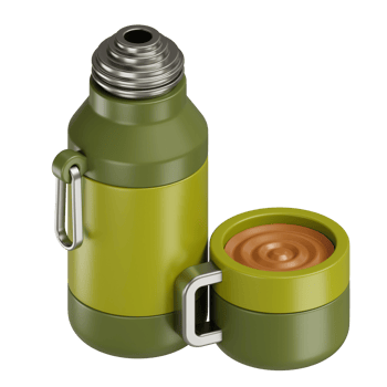 Thermos 3d illustration png