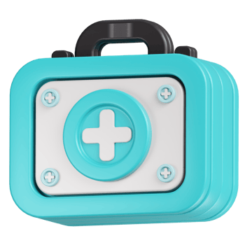Medical Kit 3d illustration png
