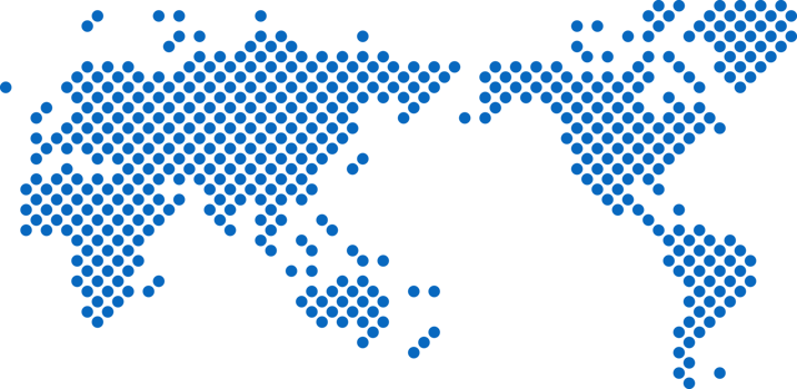 Circle shape world map on white background. png