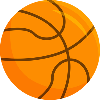 basketball isolate illustration design png