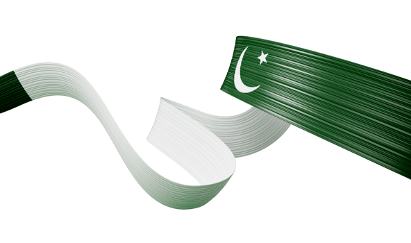 14th of august happy Pakistan independence day. independence day celebration. Waving Pakistan flag. 3d illustration png