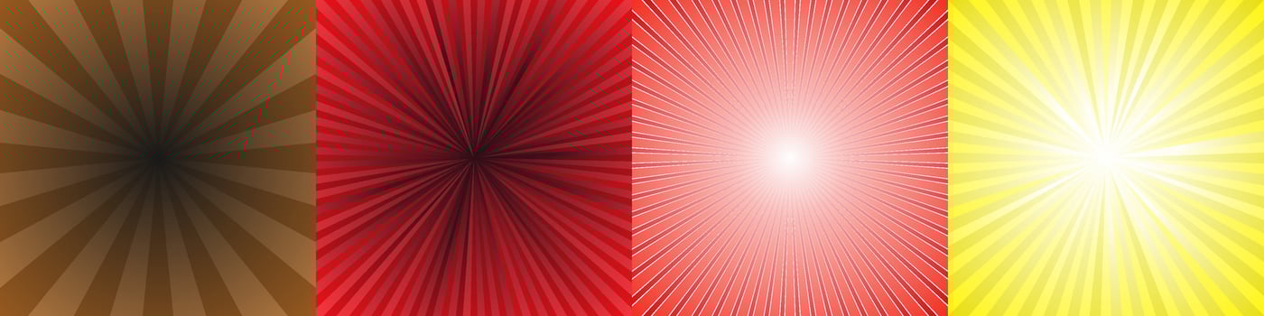 Abstract ray burst background collection vector