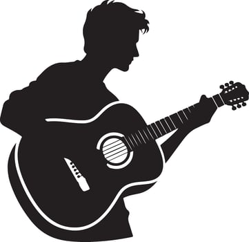 Guitar Silhouette illustration vector
