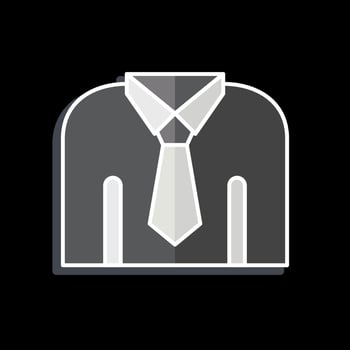 Icon Shirt. related to Office symbol. glossy style. simple design illustration vector