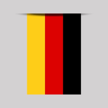Germany Banner Flag Illustration vector