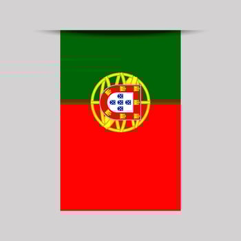Portugal Banner Flag Illustration vector