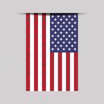 USA Banner Flag Illustration vector
