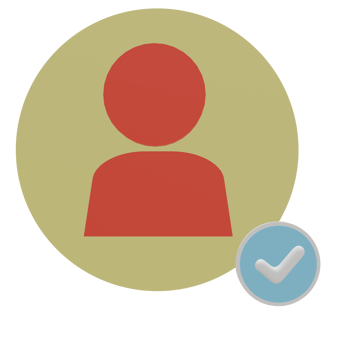 3 D illustration of account verified icon png