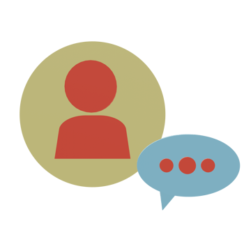 3 D illustration of Chat account icon png