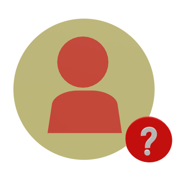 3 D illustration of account help icon png