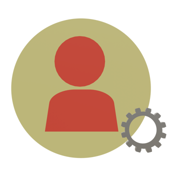 3 D illustration of setting account icon png