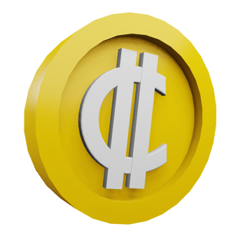 3 D illustration of colon icon png