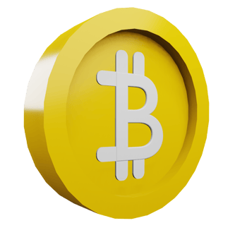 3 D illustration of bitcoin icon png