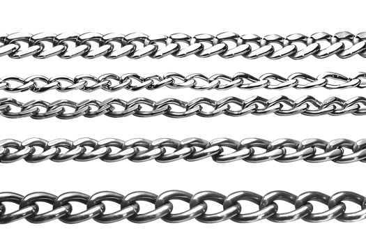 Set of Metal Chain Borders png