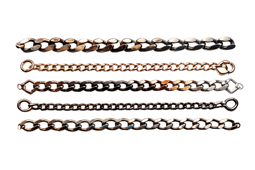Horizontal Chain Border Isolated png