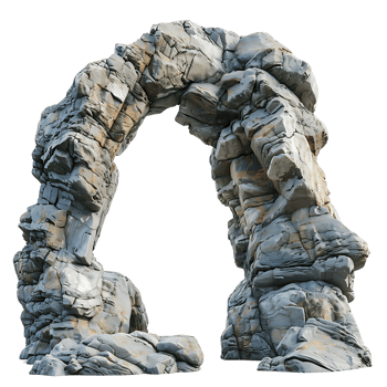 Majestic Archway on Transparent png