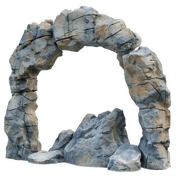 Isolated Artificial Archway png