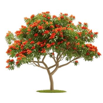 Caesalpinia Ferrea with Transparent Background png