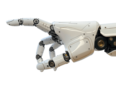 Robot Hand with Transparent Background png