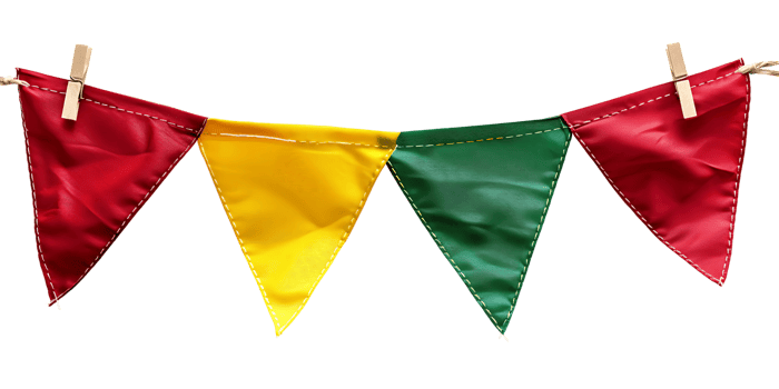 Party Ribbon Isolated on transparent png
