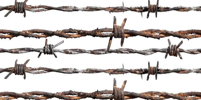 Isolated Barbed Wire with transparent Background png