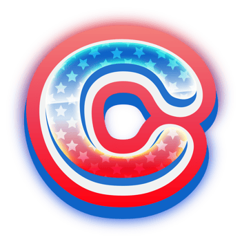 Letter C, Red Blue Neon Alphabet png